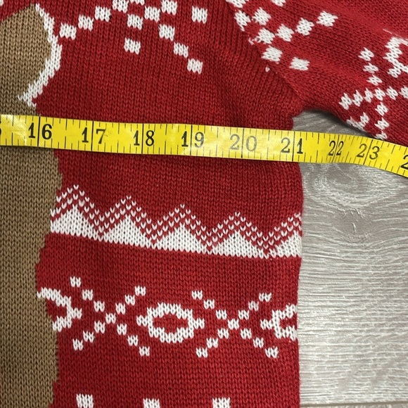 NWOT Rudolph The Red Nosed Reindeer Christmas Holiday Ugly Sweater L - Picture 9 of 16